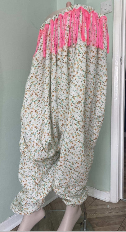Fringe Harem Trousers